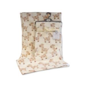 Soft Fleece Giraffe Baby Blanket