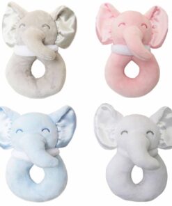 Baby Elephant Rattle Newborn Boy Girl Soft Toy Gift Baby Shower