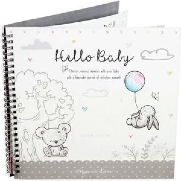 Hello Baby Record Keepsake Book Journal