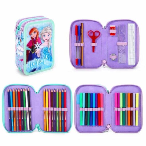 Disney Frozen 45 Piece 3 Tier Filled Pencil Case - Image 4