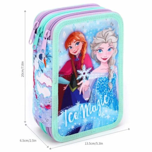 Disney Frozen 45 Piece 3 Tier Filled Pencil Case - Image 2