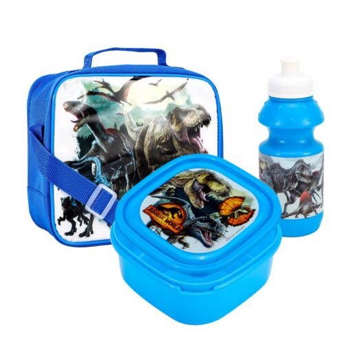 Jurassic World 3 Piece Lunch Bag Set