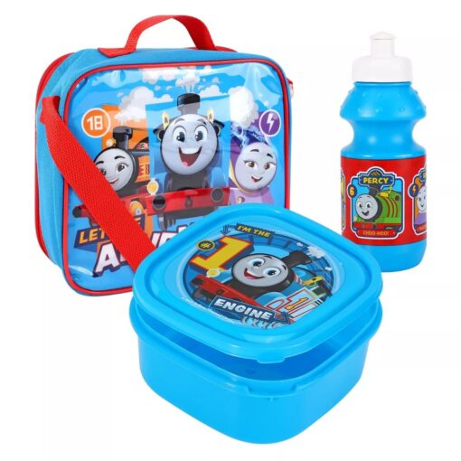 Thomas The Tank Engine Kids 3 Piece Lunch Bag Set