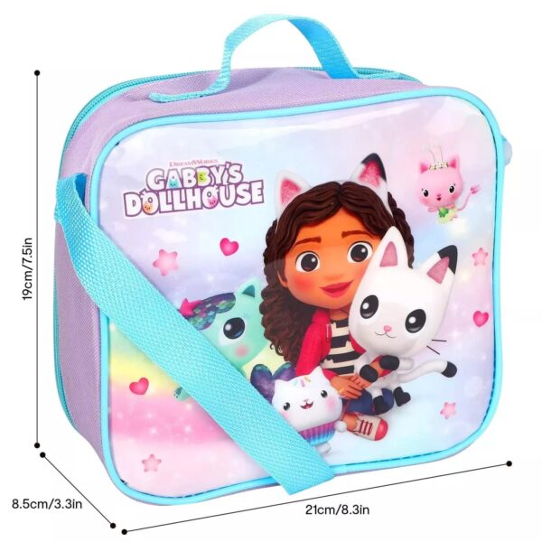 Gabby's Dollhouse Kids 3 Piece Lunch Bag Set - Image 2