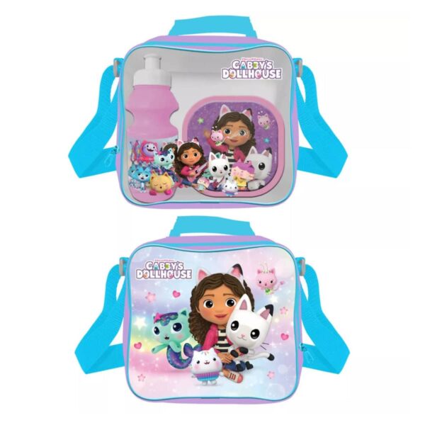 Gabby's Dollhouse Kids 3 Piece Lunch Bag Set - Image 5