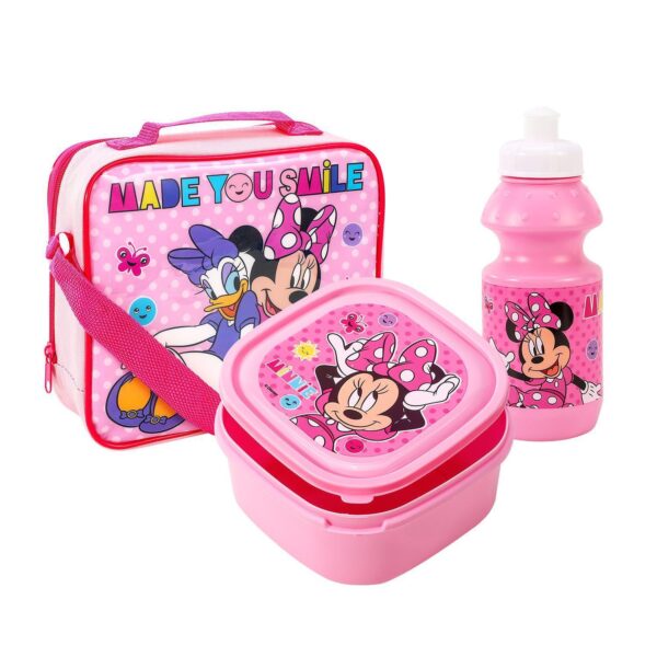 Minnie Mouse Kids 3 Piece Lunch Bag Set