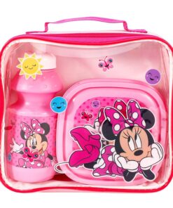 810060 minnie mouse 3 piece lunch set contents