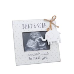 Baby Scan Photo Frame with Elephant Attachment