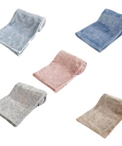 Soft Plush Embossed Baby Blanket