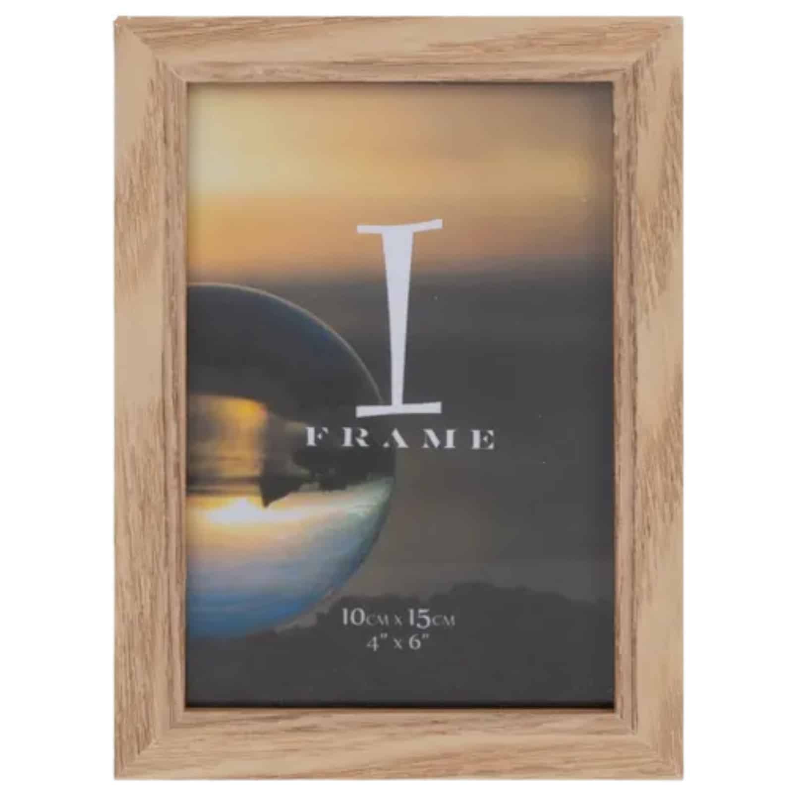 IFrame Oak Finish Photo Frame 4" x 6" Pack Of 4 - Image 2