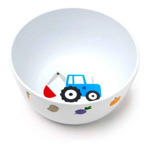 Little Tractors 5 Piece Kids Cup, Bowl, Plate & Cutlery Set - Image 4