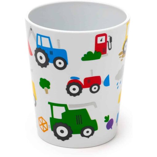 Little Tractors 5 Piece Kids Cup, Bowl, Plate & Cutlery Set - Image 5