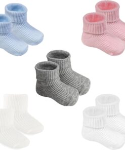 Baby Turnover Socks - 2 Pairs