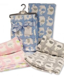 Elephant Fleece Baby Blanket