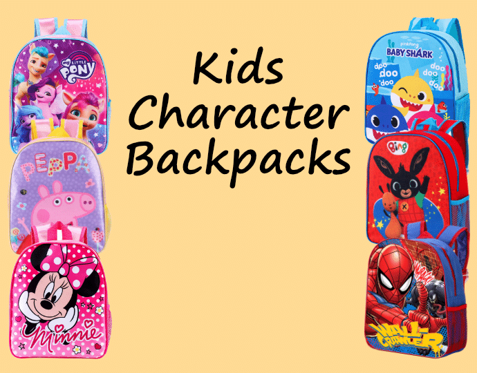 kids backpack banner