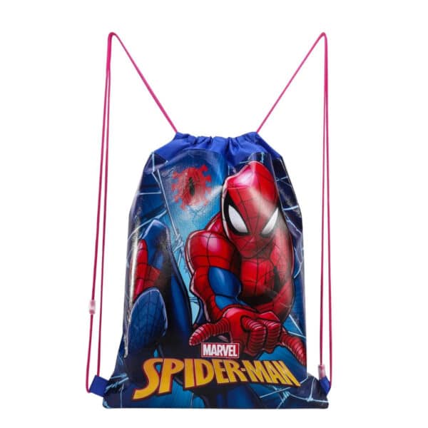 Spiderman Drawstring Gym String Bag - Image 2