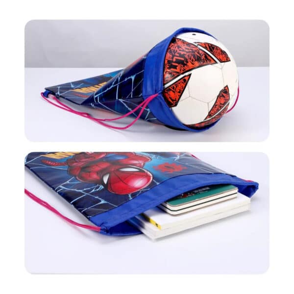 Spiderman Drawstring Gym String Bag - Image 3