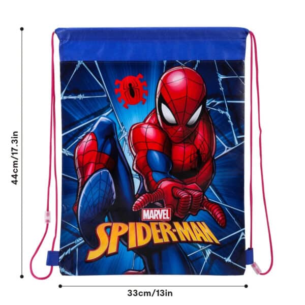 Spiderman Drawstring Gym String Bag - Image 4