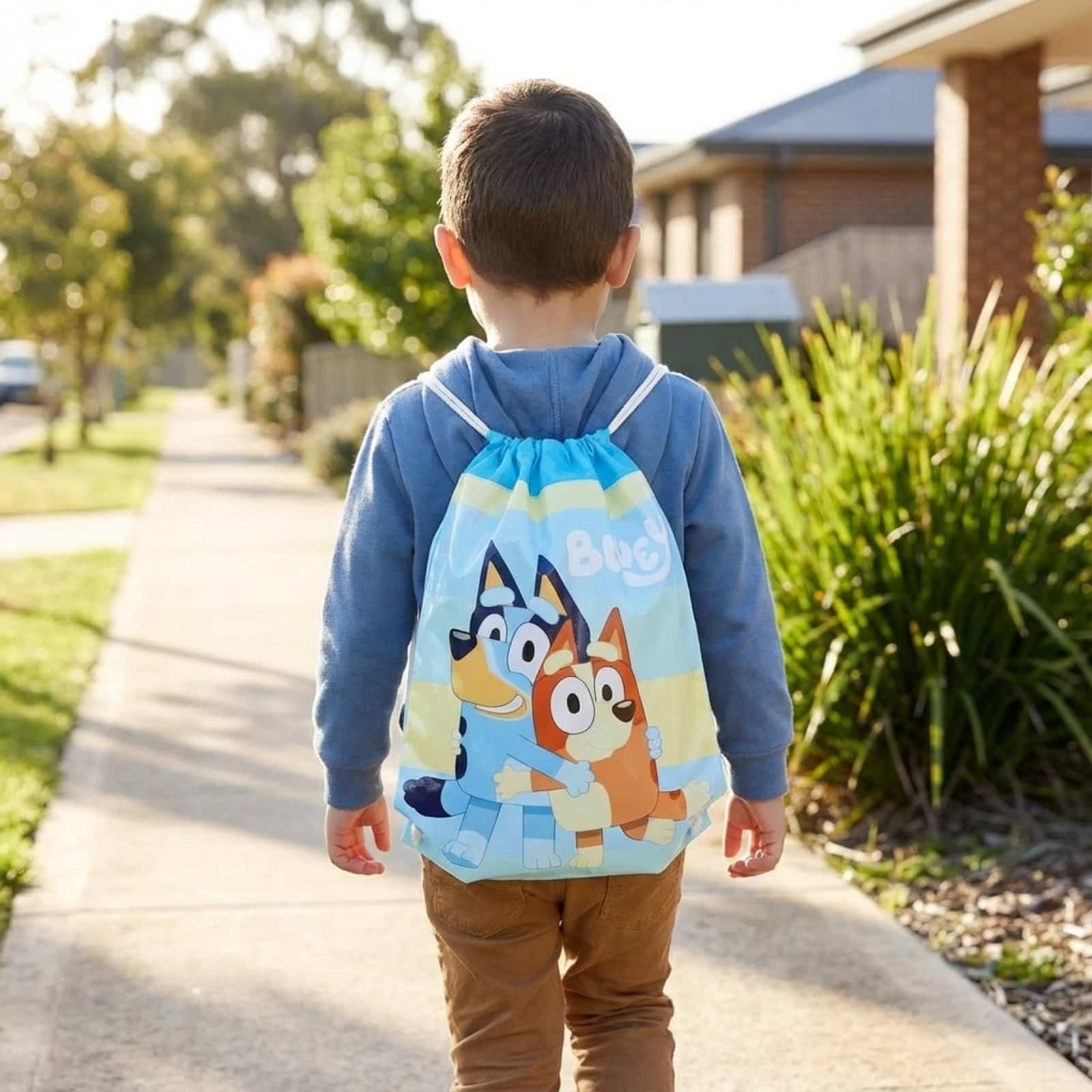 Lifestyle Bluey Drawstring Gym Bag