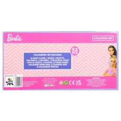 211752CS barbie 52 piece colouring set box back