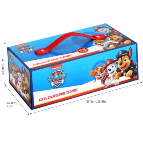 Paw Patrol 52 Piece Colouring Case Tool Box - Image 3