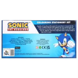 31492CS sonic hedgehog 52 piece colouring set back