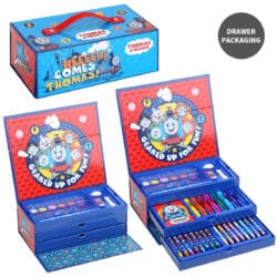 4152CS thomas tank engine 52 piece colouring set drawer packaging