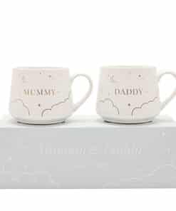 Bambino Mummy And Daddy Set Of 2 Mugs