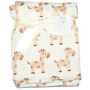 Giraffe Soft Fleece Baby Blanket