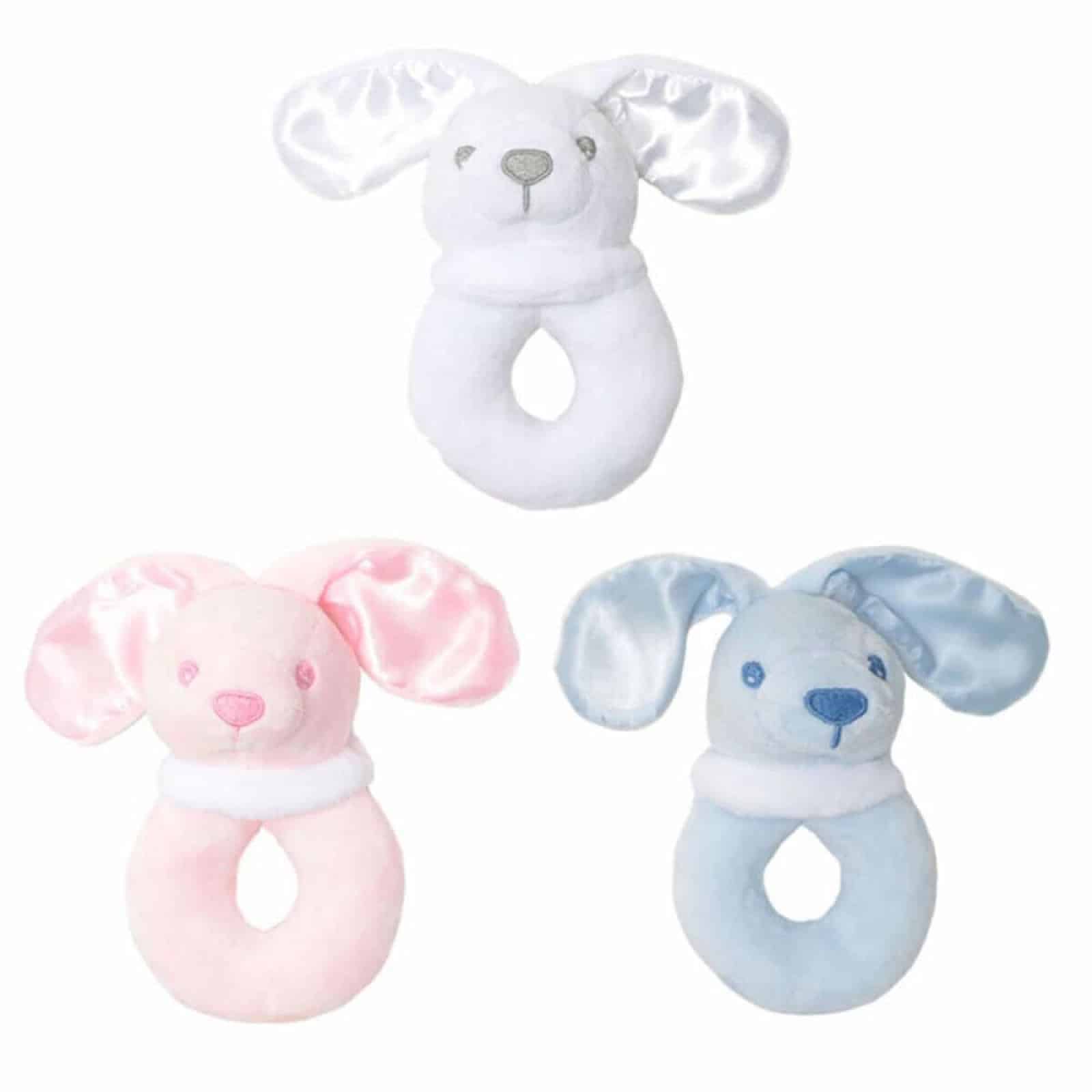 Baby Bunny Rabbit Donut Rattle