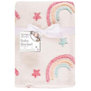 Rainbow Fleece Baby Blanket