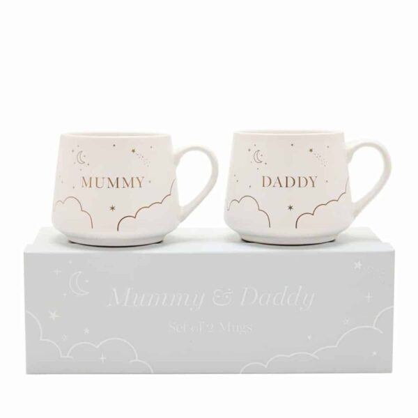 Bambino Mummy And Daddy Set Of 2 Mugs