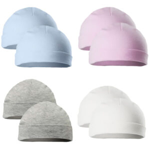 Cotton Baby Beanie Hat Pack Of 2
