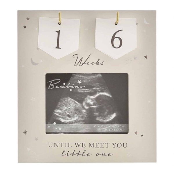 Baby Scan Arrival Countdown Photo Frame