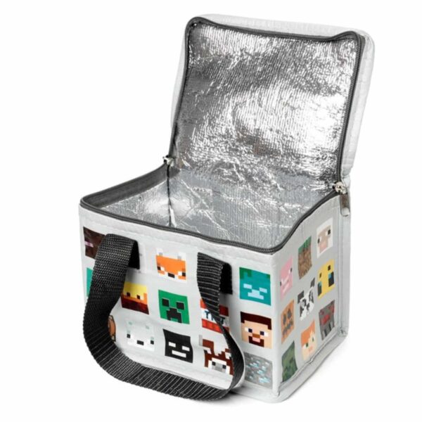 Minecraft Faces Lunch Bag