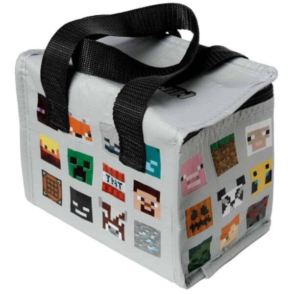 Minecraft Faces Lunch Bag