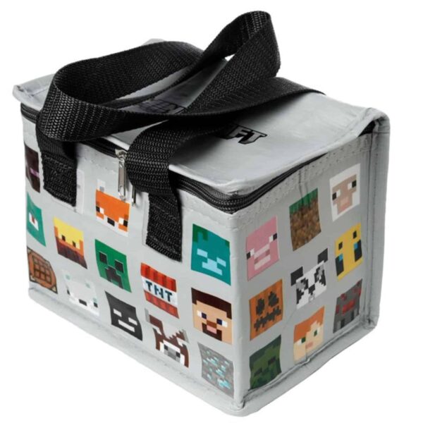 Minecraft Faces Lunch Bag