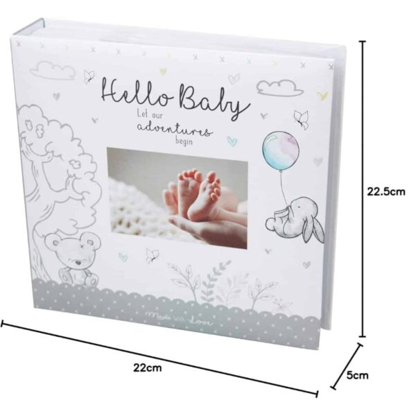 Hugs & Kisses Hello Baby Photo Album