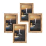 IFrame Oak Finish Photo Frame 4" x 6" Pack Of 4