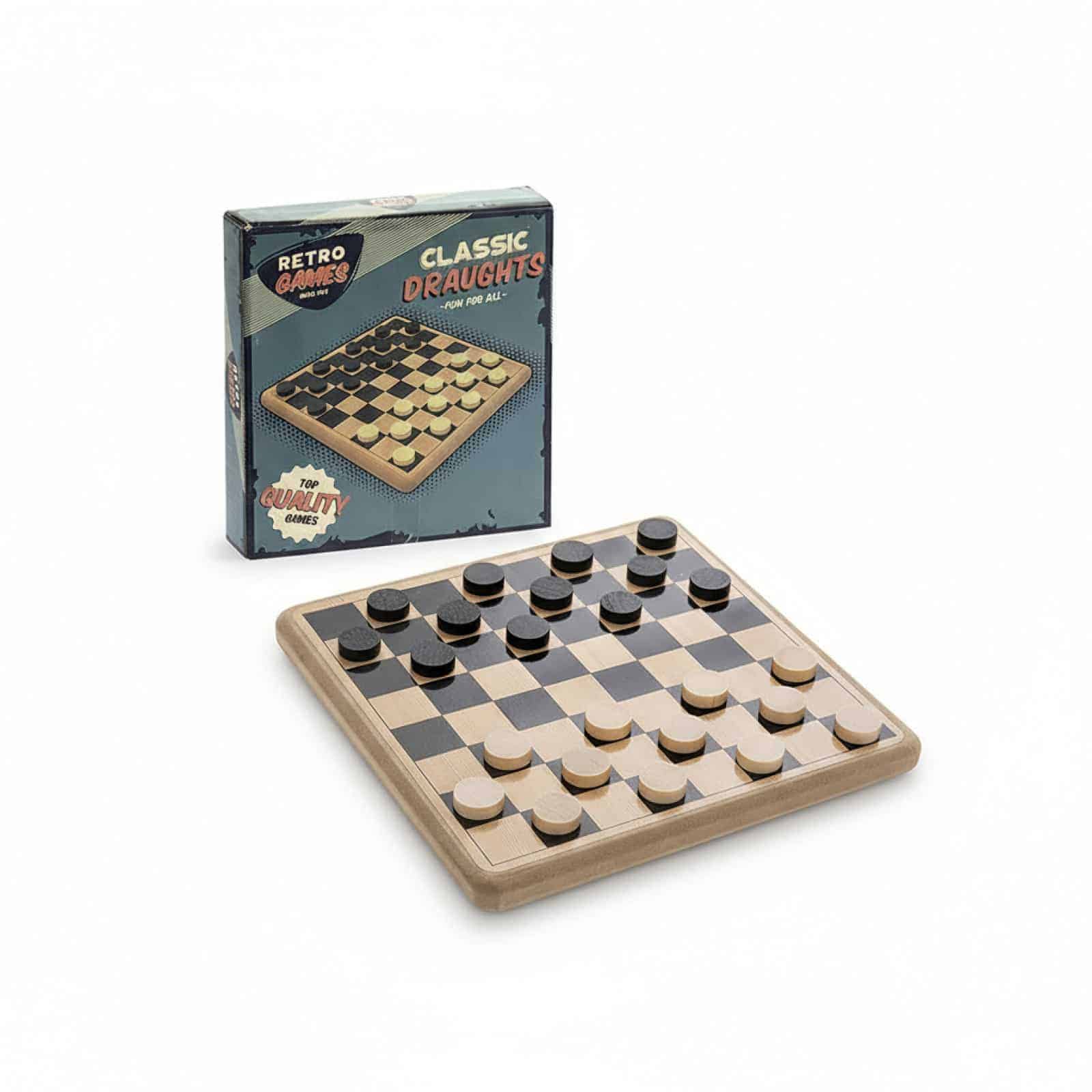 Classic Draughts Retro Board Game