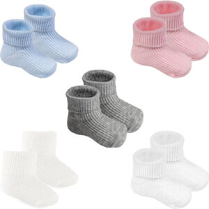 Baby Turnover Socks - 2 Pairs