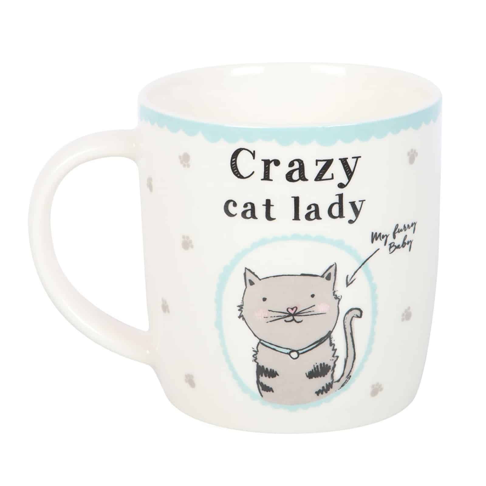 Crazy Cat Lady Bone China Mug