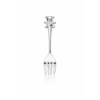 Silver Plated Knife Fork Spoon Set With Teddy Top