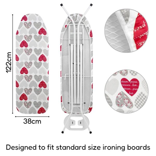 EZ-Fit Hearts Ironing Board Cover