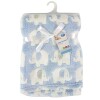 GenuineFirst Steps Luxury Soft Fleece Baby Blanket in Cute Elephant Design 75 x 100cm for Babies from Newborn B00EXPGYOE