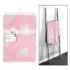 Soft Fleece Baby Blankets for Pram Cot Crib Moses Basket Pink Heart Baby Blanket B08VGRLF7T